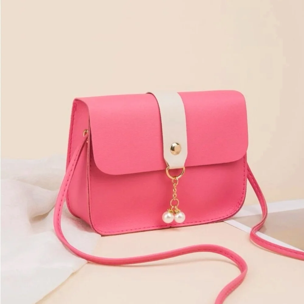 ⚠️Clearance Pink Mini Color Block Crossbody Bag - Picture 2 of 5